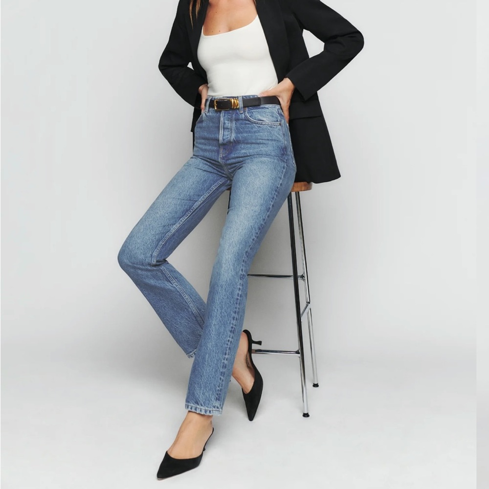 Cynthia High Rise Straight Jeans - Reformation